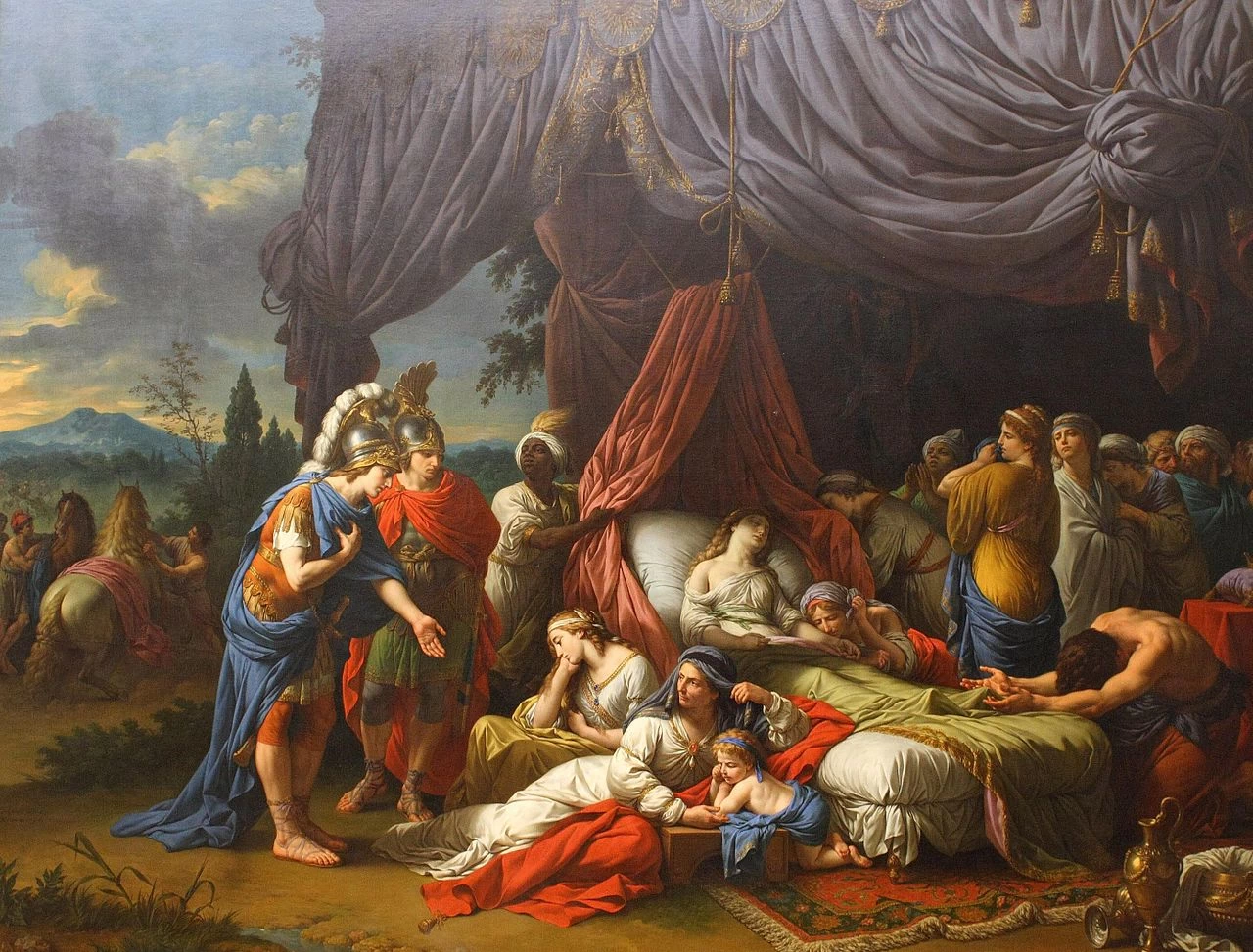 La morte della moglie di Dario - Louvre, Parigi